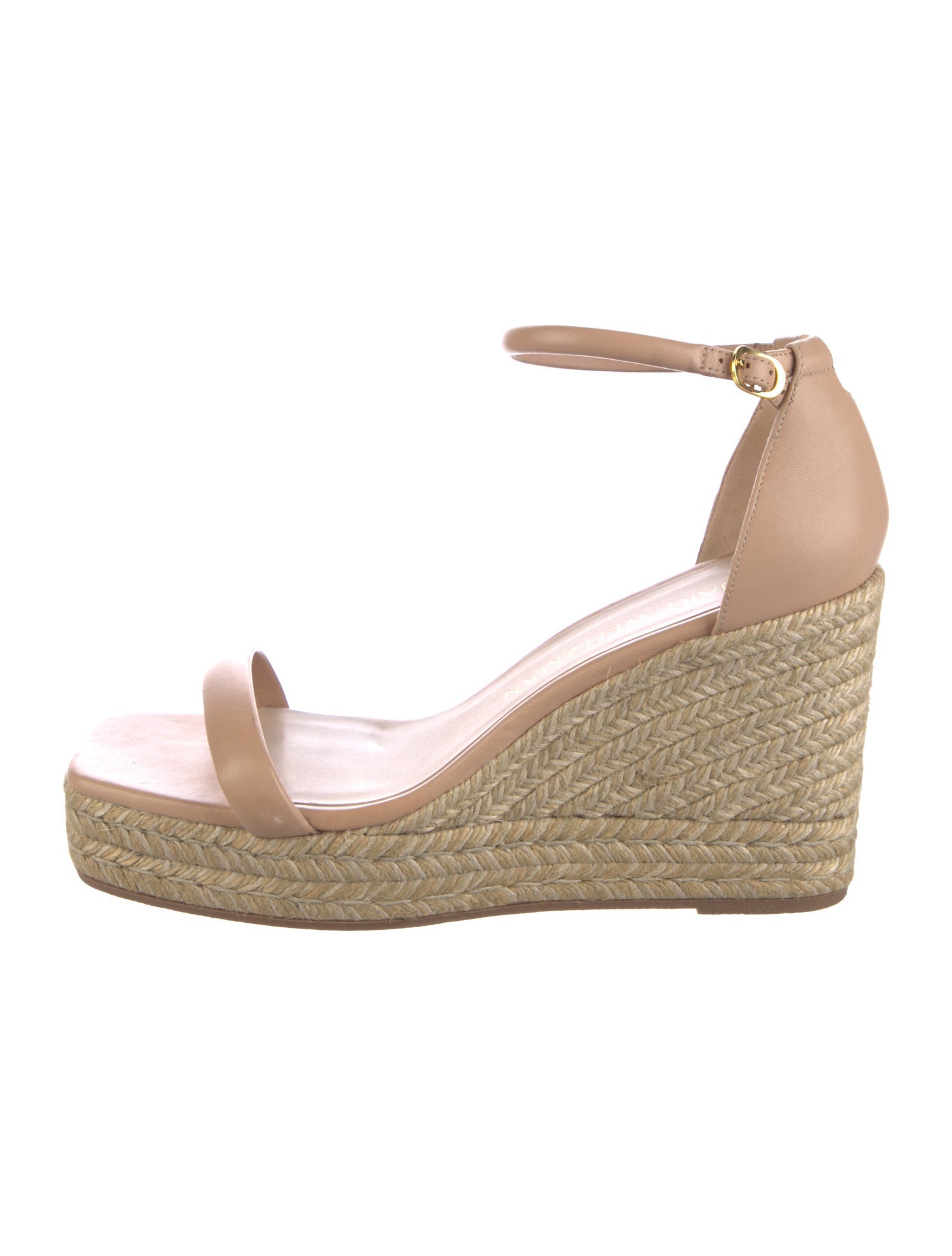 Stuart Weitzman Leather Espadrilles
