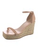 Stuart Weitzman Leather Espadrilles