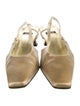 Stuart Weitzman Satin Slingback Flats