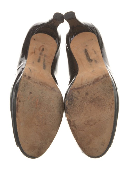 Stuart Weitzman Patent Leather Slingback Sandals