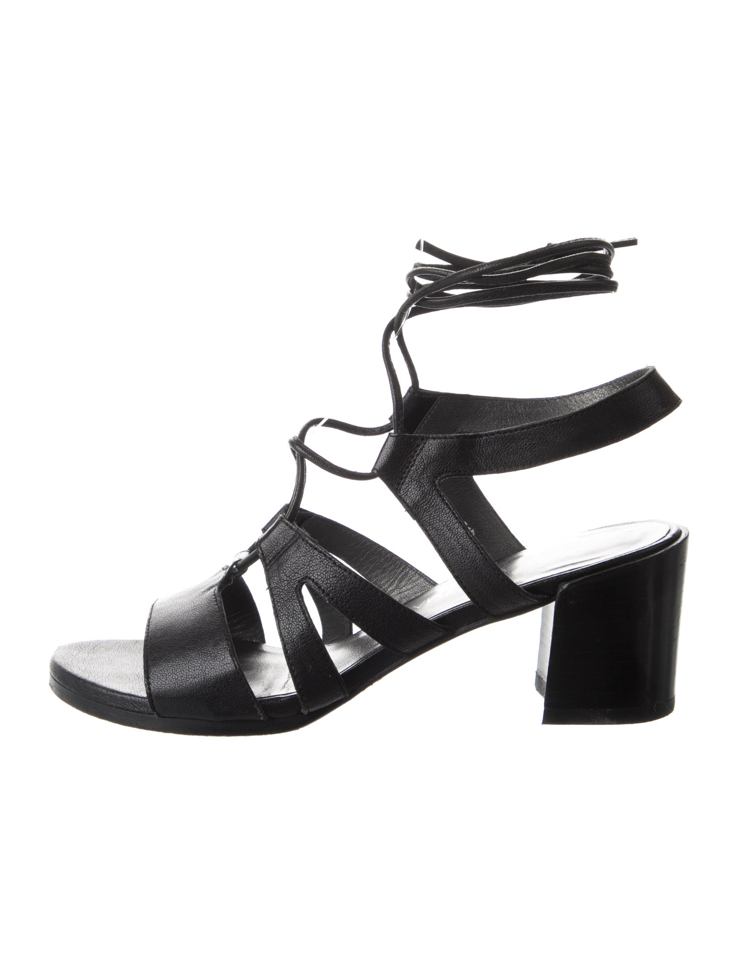 Stuart Weitzman Leather Gladiator Sandals