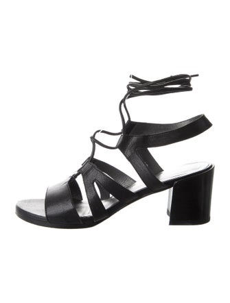 Stuart Weitzman Leather Gladiator Sandals