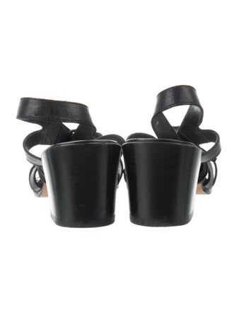 Stuart Weitzman Leather Gladiator Sandals