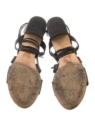 Stuart Weitzman Leather Gladiator Sandals