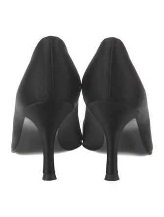 Stuart Weitzman Satin Slingback Sandals