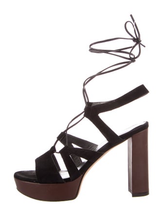 Stuart Weitzman Leather Gladiator Sandals