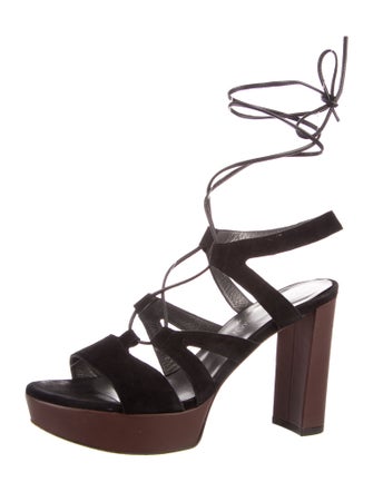 Stuart Weitzman Leather Gladiator Sandals