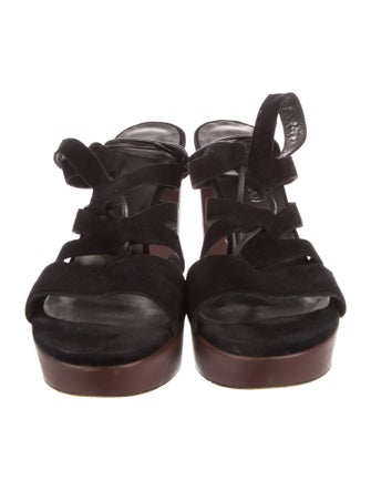 Stuart Weitzman Leather Gladiator Sandals