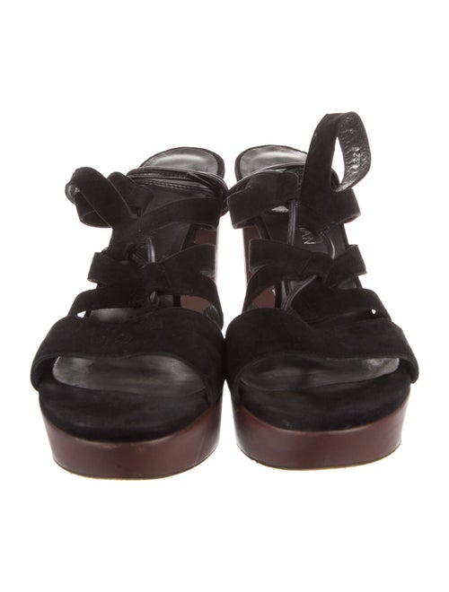 Stuart Weitzman Leather Gladiator Sandals