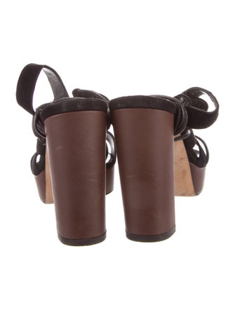 Stuart Weitzman Leather Gladiator Sandals