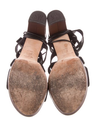 Stuart Weitzman Leather Gladiator Sandals