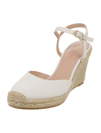 Stuart Weitzman Canvas Slingback Pumps