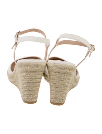 Stuart Weitzman Canvas Slingback Pumps