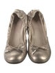 Stuart Weitzman Leather Crystal Embellishments Ballet Flats