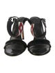 Stuart Weitzman Leather Printed Sandals