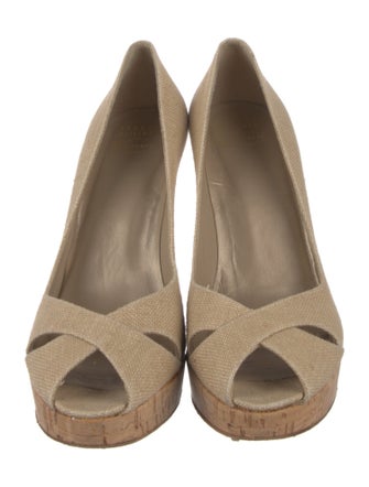 Stuart Weitzman Canvas Pumps