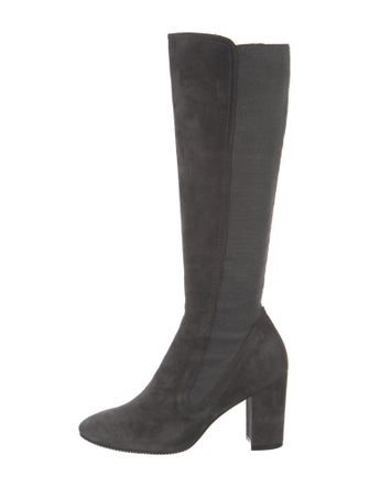 Stuart Weitzman Suede Sock Boots