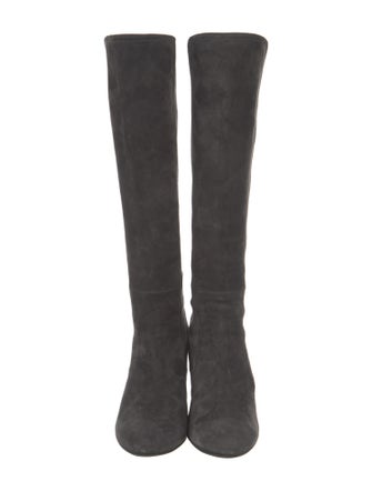 Stuart Weitzman Suede Sock Boots
