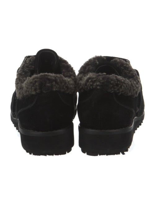 Stuart Weitzman Suede Crystal Embellishments Sneakers