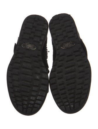 Stuart Weitzman Suede Crystal Embellishments Sneakers