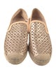 Stuart Weitzman Glitter Lasercut Accents Espadrilles