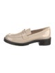 Stuart Weitzman Leather Tassel Accents Loafers