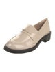 Stuart Weitzman Leather Tassel Accents Loafers