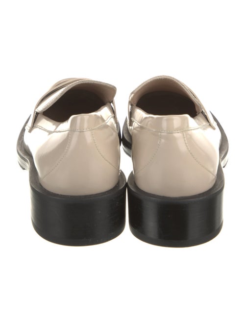 Stuart Weitzman Leather Tassel Accents Loafers