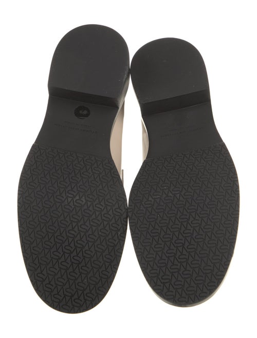 Stuart Weitzman Leather Tassel Accents Loafers