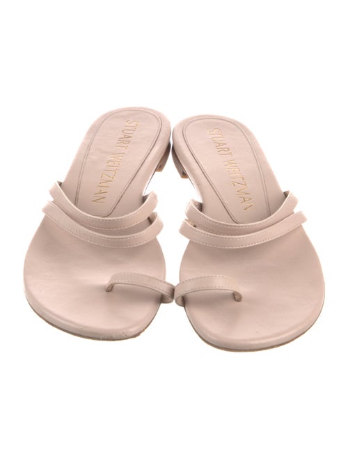Stuart Weitzman Leather Slides