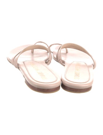 Stuart Weitzman Leather Slides