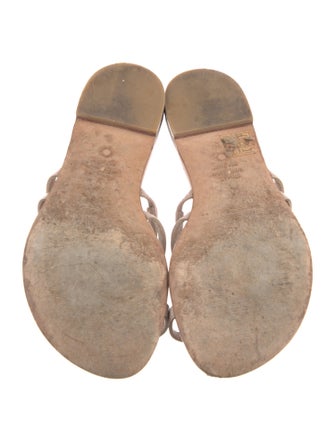 Stuart Weitzman Leather Slides