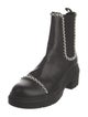 Stuart Weitzman Pearl Accents Leather Chelsea Boots