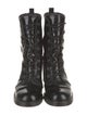 Stuart Weitzman Patent Leather Combat Boots