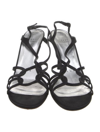 Stuart Weitzman Satin Slingback Sandals