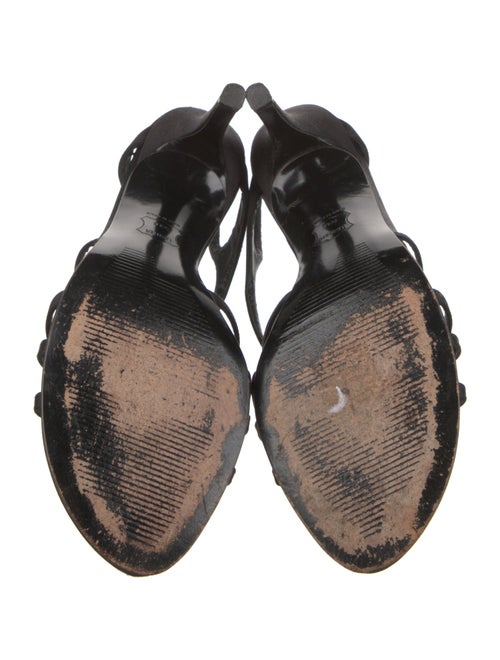 Stuart Weitzman Satin Slingback Sandals