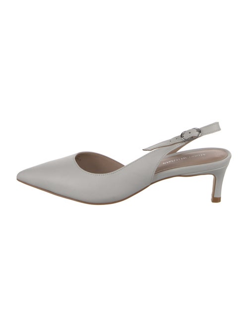 Stuart Weitzman Leather Slingback Pumps