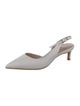 Stuart Weitzman Leather Slingback Pumps