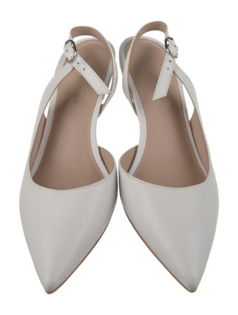 Stuart Weitzman Leather Slingback Pumps