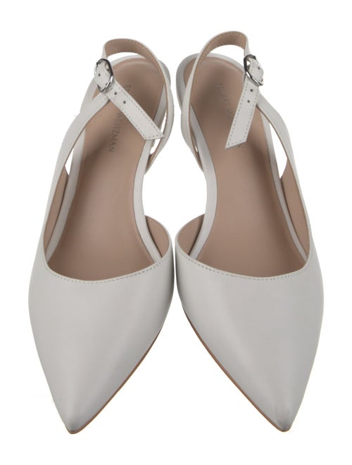 Stuart Weitzman Leather Slingback Pumps
