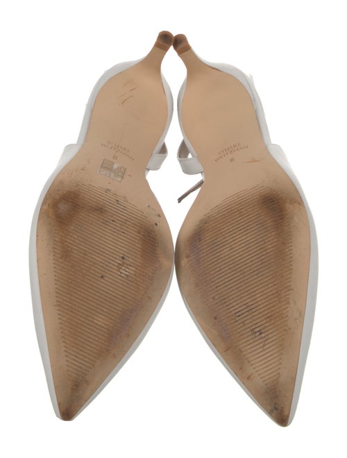 Stuart Weitzman Leather Slingback Pumps