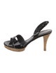 Stuart Weitzman Patent Leather Slingback Sandals