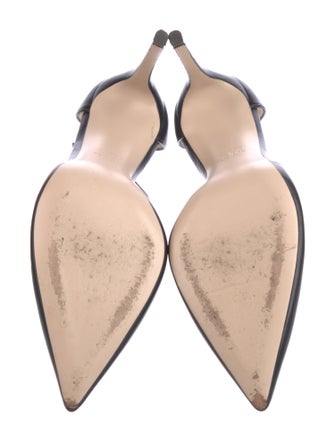 Stuart Weitzman Leather T-Strap Pumps