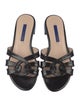 Stuart Weitzman Leather Slides