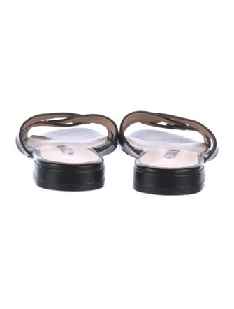 Stuart Weitzman Leather Slides