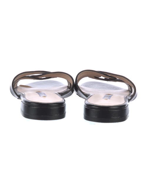 Stuart Weitzman Leather Slides