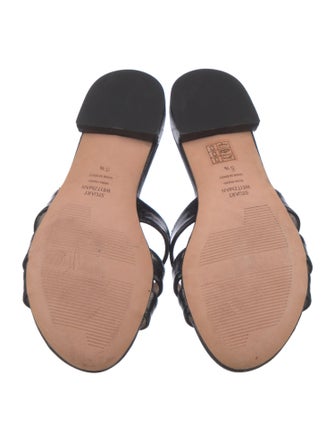 Stuart Weitzman Leather Slides