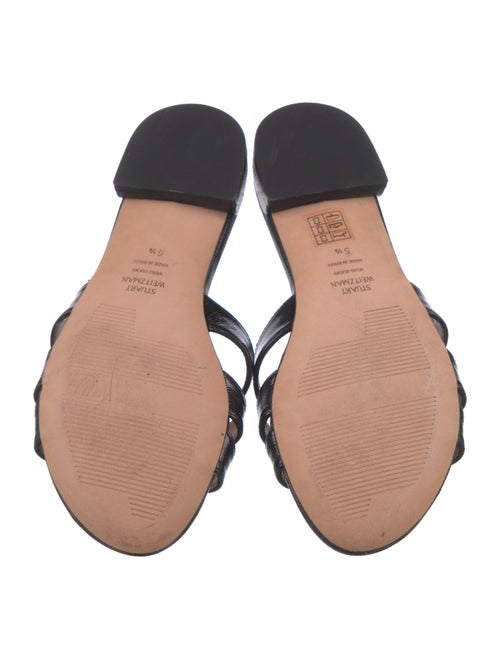 Stuart Weitzman Leather Slides