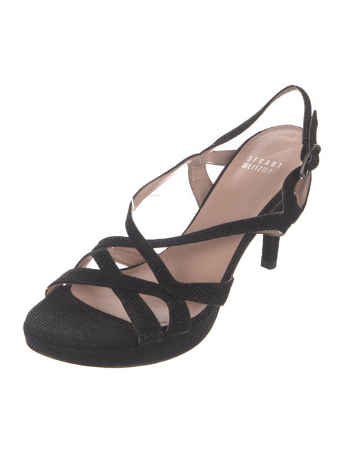 Stuart Weitzman Suede Slingback Sandals