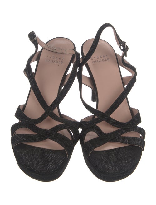 Stuart Weitzman Suede Slingback Sandals
